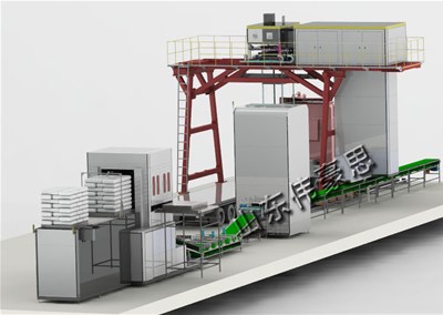 鈣粉智能裝車機(jī)介紹 袋裝全自動(dòng)裝車碼垛機(jī)