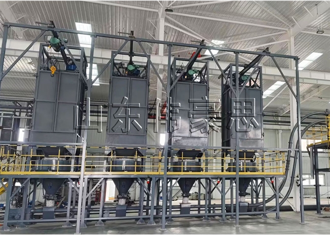 噸袋破袋機(jī)+多點(diǎn)進(jìn)料管鏈輸送機(jī)